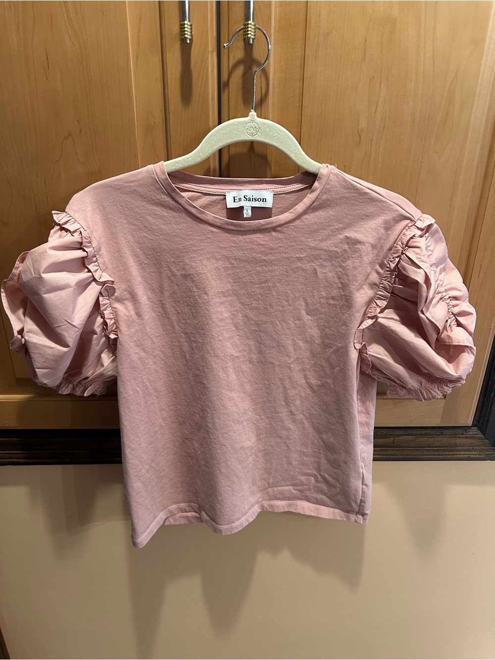 En Saison Dusty Rose Short-Sleeve Tee
